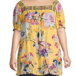 Adorable XL Johnny Was Brisbane top.